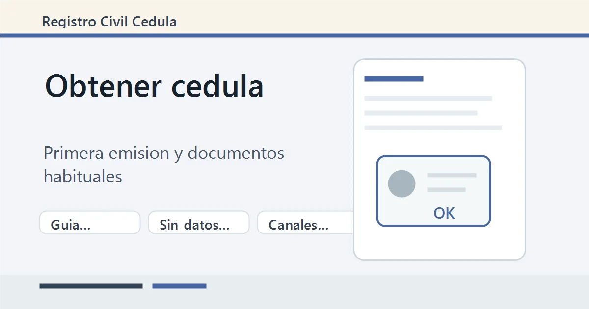 Obtener cédula de identidad en Chile, primera solicitud y retiro